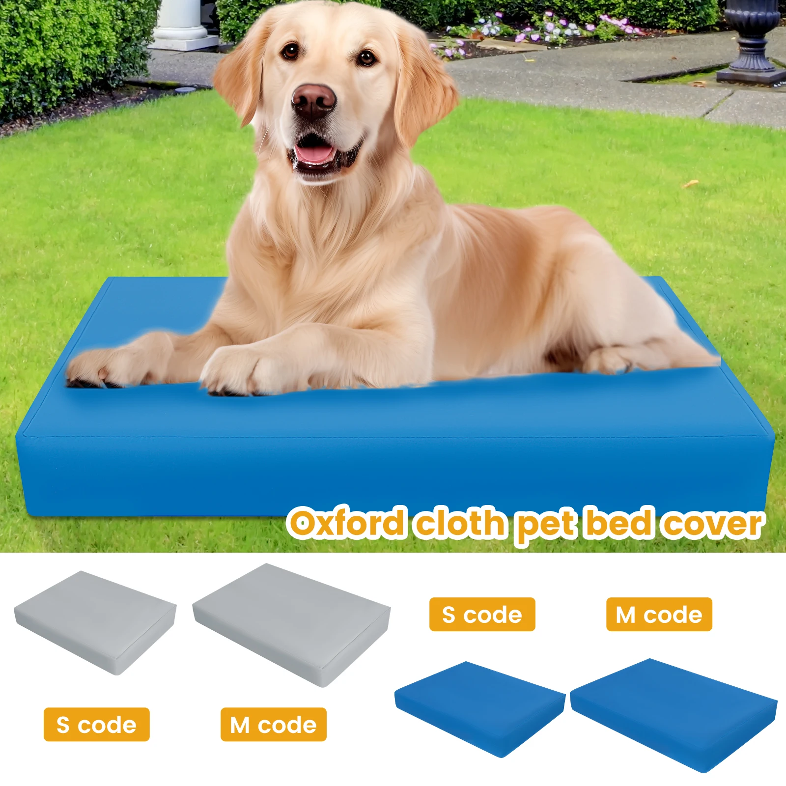 Mattress Protector Waterproof - ผ้าคลุมเตียงสุนัขผ้า Oxford กันน้ําสุนัขเตียง Protector พร้อมซิปที่ถอดออกได้สุนัข Bed