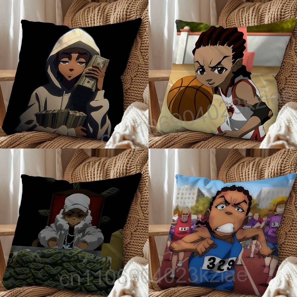 Home Textiles Trends - ปลอกหมอนอิงลายพิมพ์ Trend Huey Freeman Boondocks ทรงสี่เหลี่ยม