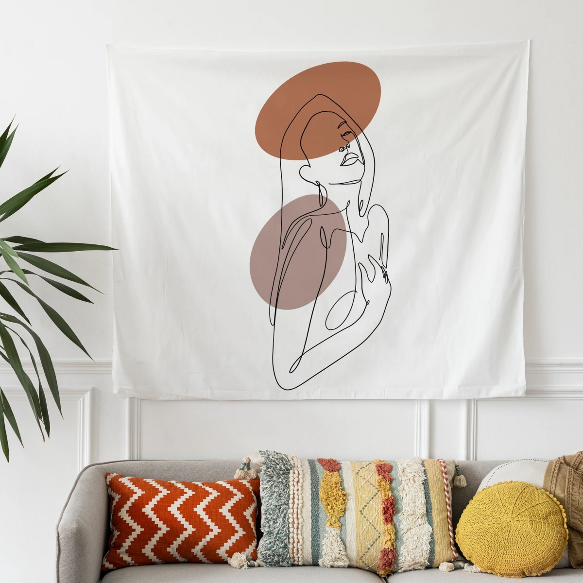 พรมแขวนผนังแบบสั่งทำพิเศษ—ของต - Home Textiles & Decorations บทวิจารณ์และราคา