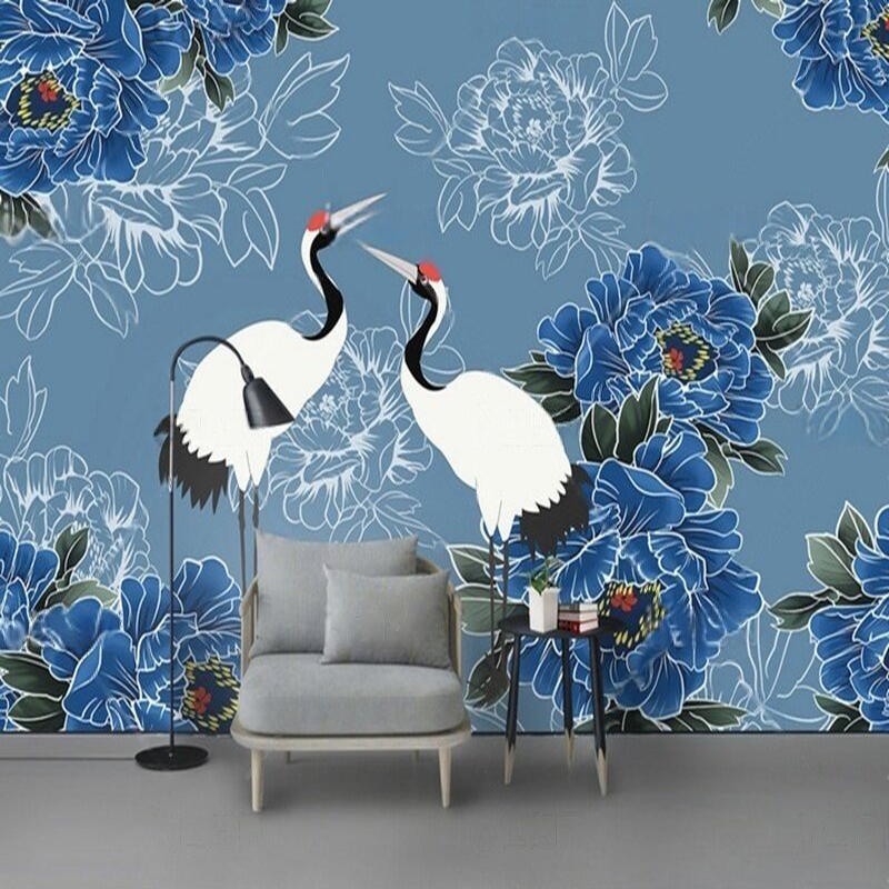วอลเปเปอร์ติดผนังลายดอกไม้และน - Home Textiles Trends บทวิจารณ์และราคา