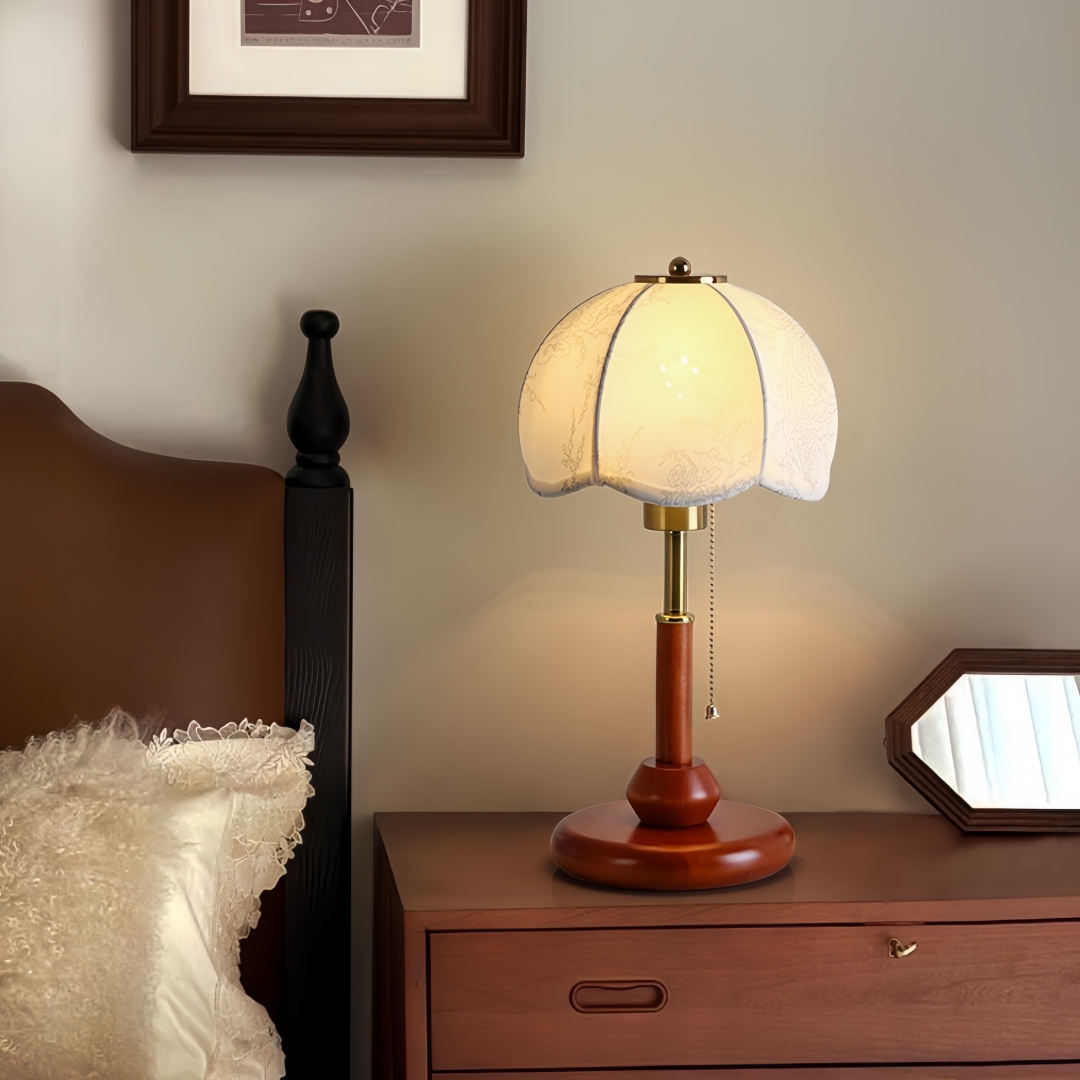 โคมไฟตั้งโต๊ะทรงโดมแบบวินเทจ ส - Home Textiles & Decorations บทวิจารณ์และราคา