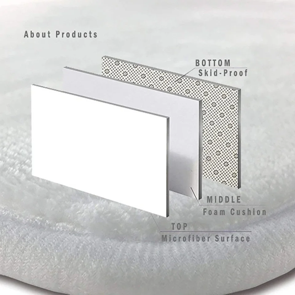 การ์ตูนที่กําหนดเองสัตว์พรมกลม - Home Textiles Rug บทวิจารณ์และราคา