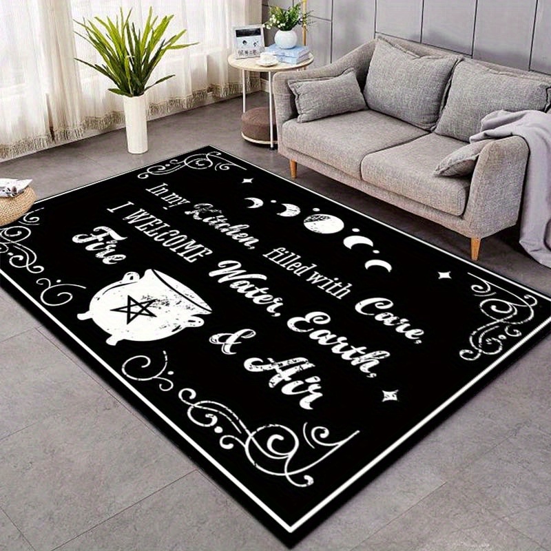 พรมครัวแม่มด: องค์ประกอบเวทมนต - Home Textiles Rug บทวิจารณ์และราคา