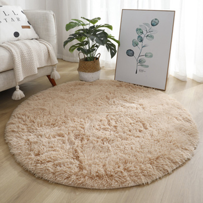 พรมขนปุยนุ่มพิเศษทรงกลม สำหรับ - Home Textiles Rug บทวิจารณ์และราคา