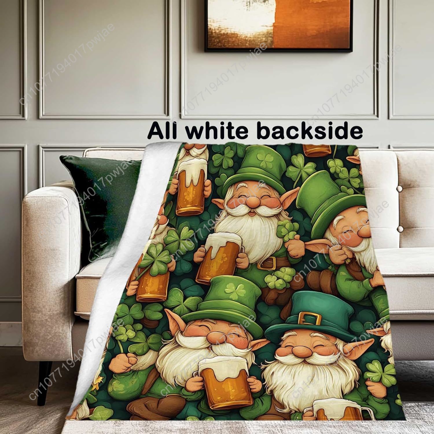 ผ้าห่มลายกู๊ดแมนวันเซนต์แพทริก - Home Textiles & Decorations บทวิจารณ์และราคา