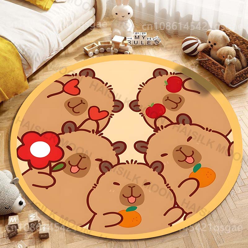 น่ารัก Capybara การ์ตูนพิมพ์พร - Home Textiles Rug บทวิจารณ์และราคา