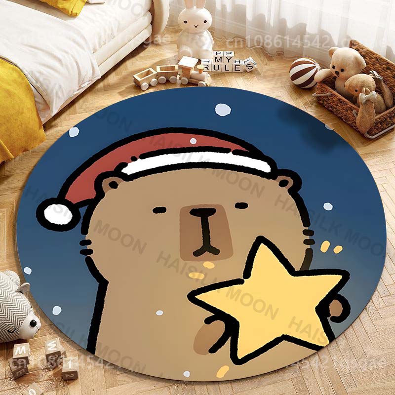 น่ารัก Capybara การ์ตูนพิมพ์พร - Home Textiles Rug บทวิจารณ์และราคา