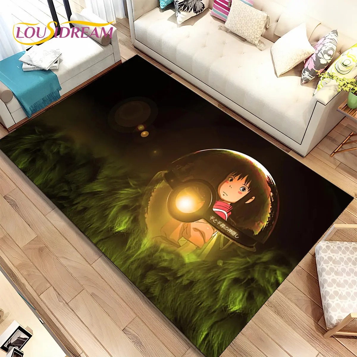 พรมลายการ์ตูน Spirited Away พร - Home Textiles Rug บทวิจารณ์และราคา