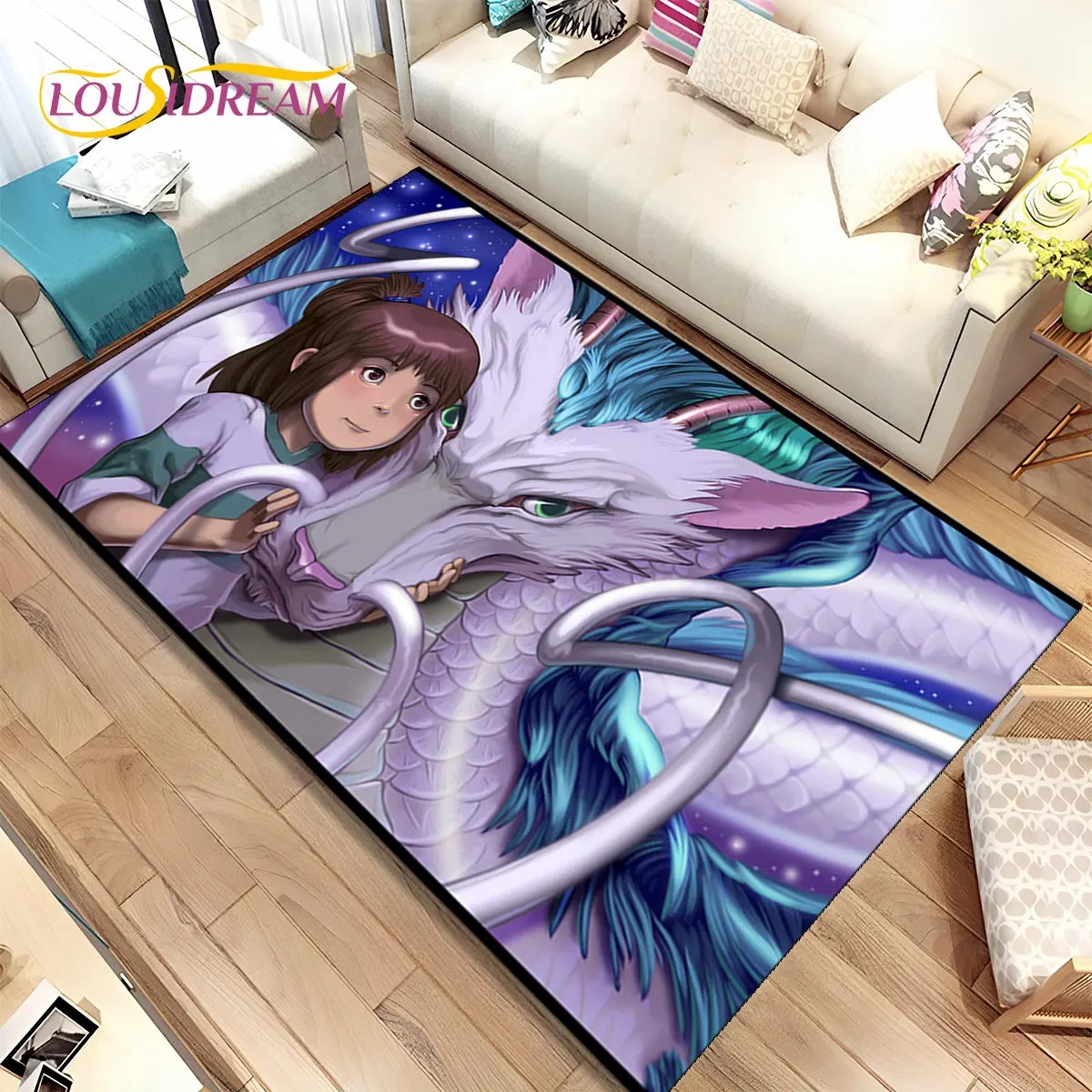 พรมลายการ์ตูน Spirited Away พร - Home Textiles Rug บทวิจารณ์และราคา