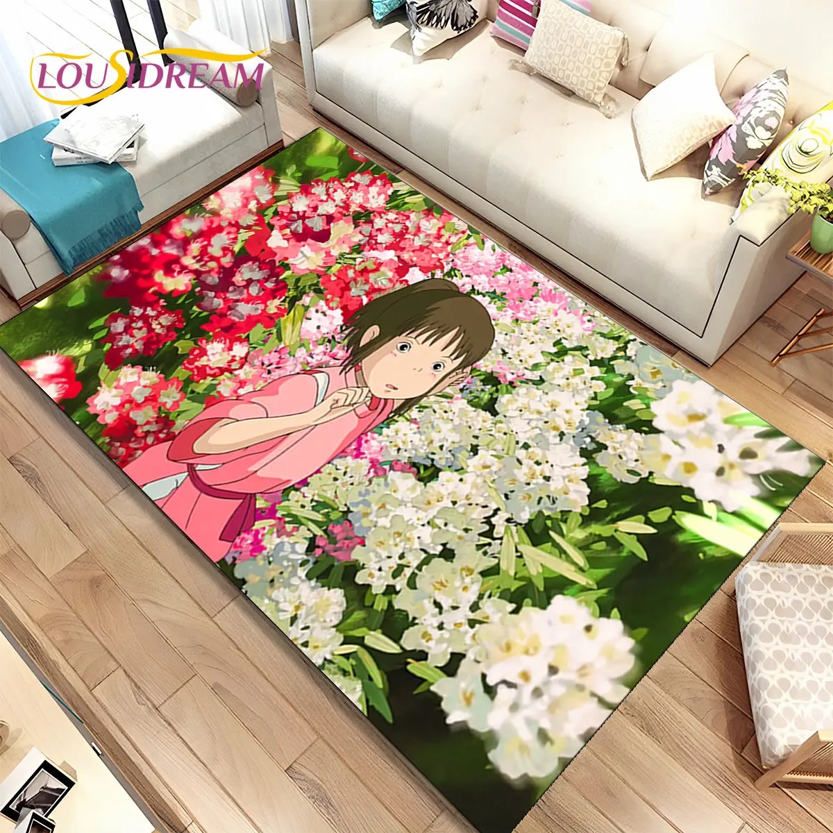 พรมลายการ์ตูน Spirited Away พร - Home Textiles Rug บทวิจารณ์และราคา