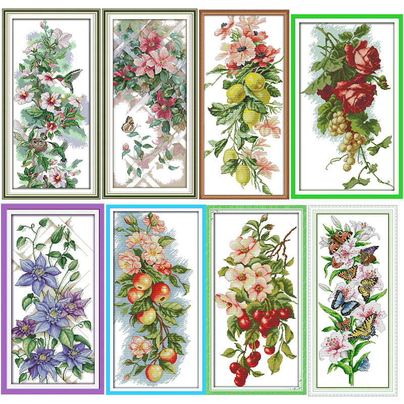 ชุดเย็บปักถักร้อยลายดอกไม้แบบ  - Home Textiles Discount บทวิจารณ์และราคา