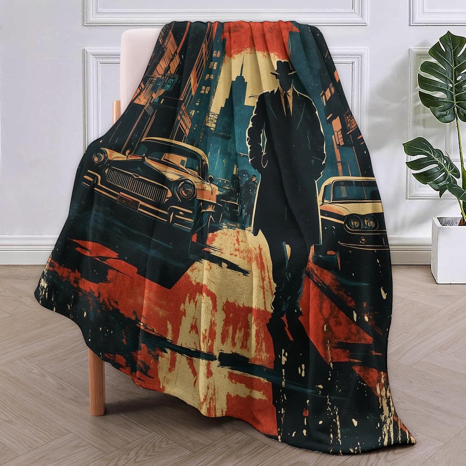ผ้าห่มนักสืบสีดำ ของขวัญสำหรับ - Home Textiles & Decorations บทวิจารณ์และราคา