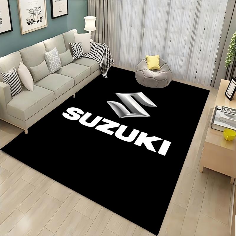 พรมปูพื้นลายรถมอเตอร์ไซค์ซูซูก - Home Textiles Rug บทวิจารณ์และราคา